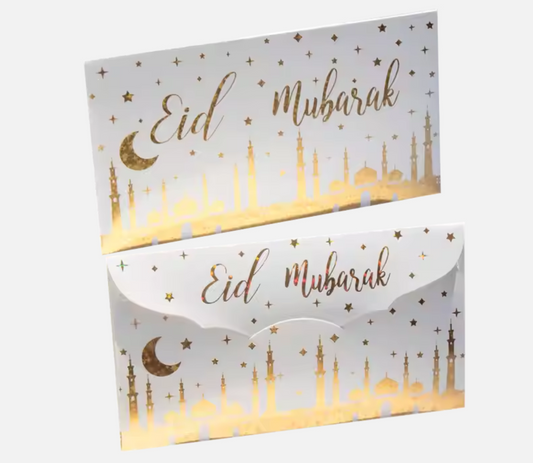 GOLD EID MONEY ENVELOPE - 5 PCS